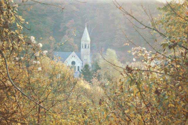 the nestled church